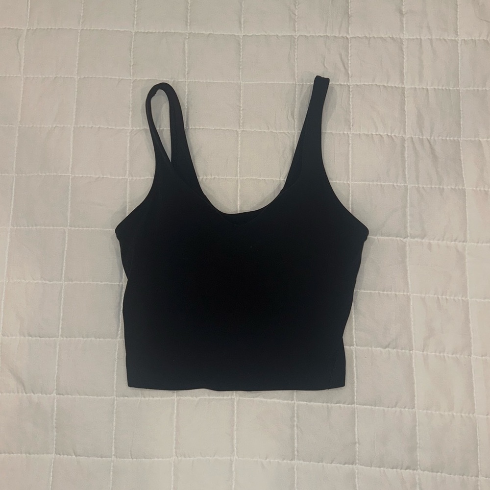 Black Align Tank Top Size 4